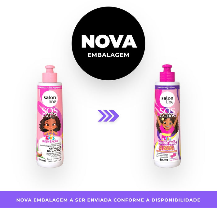 Salon Line S.O.S Cachos Kids Hydration Curl Activator – detail – Buy now at MKPBR.COM – Worldwide Shipping