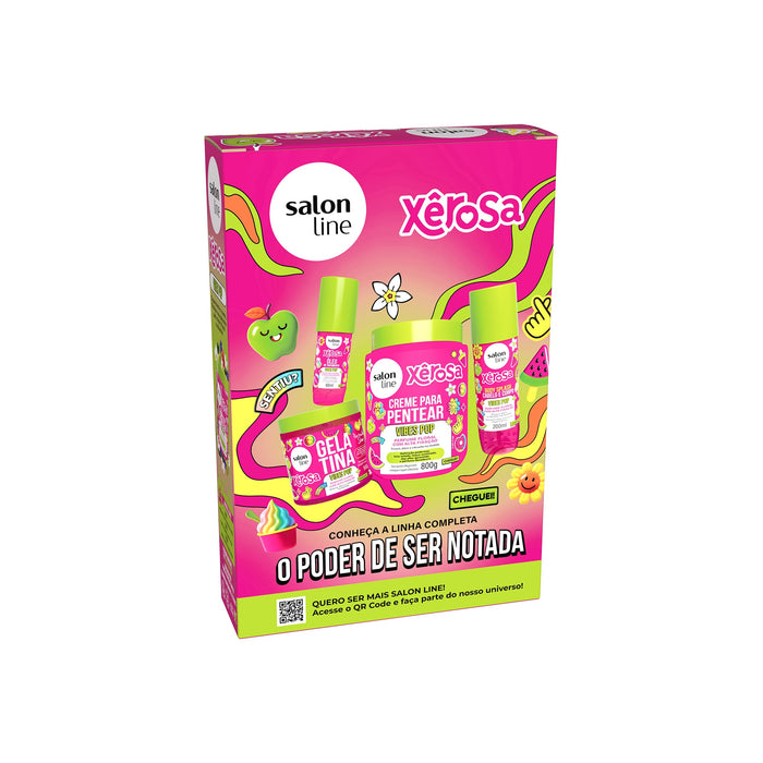 Salon Line Xêrosa Vibes Pop Shampoo & Conditioner Kit – detail – Buy now at MKPBR.COM – Worldwide Shipping