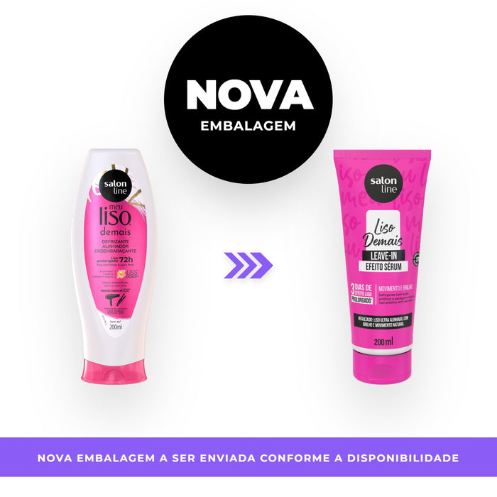 Salon Line Meu Liso Demais Anti-Frizz Heat Protectant – detail – Buy now at MKPBR.COM – Worldwide Shipping