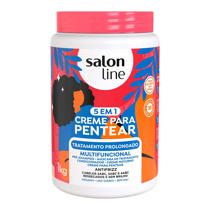 Salon Line Prolonged Treatment 5-in-1 Leave-In Styling Cream – front view – Buy now at MKPBR.COM – Worldwide Shipping