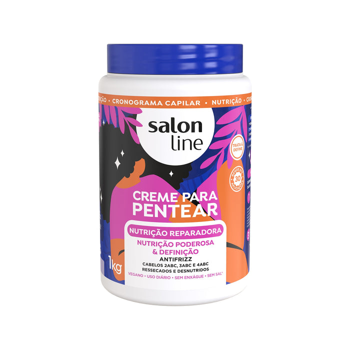 Salon Line Repairing Nourishment Leave-In Styling Cream – front view – Buy now at MKPBR.COM – Worldwide Shipping
