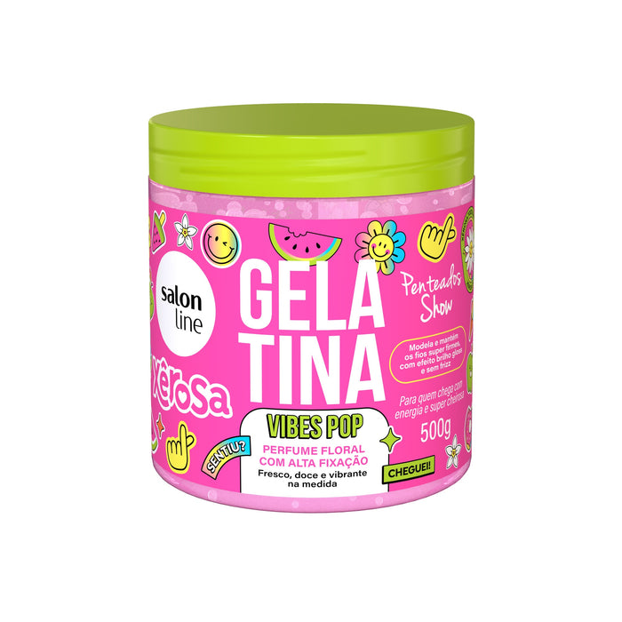 Salon Line Xêrosa Vibes Pop Curl Gel – front view – Buy now at MKPBR.COM – Worldwide Shipping
