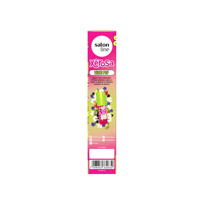 Salon Line Xêrosa Vibes Pop Shampoo & Conditioner Kit – back label – Buy now at MKPBR.COM – Worldwide Shipping