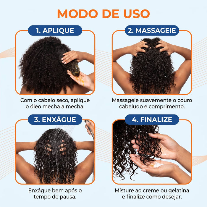 Salon Line Definição Natural Booster Hair Oil – detail – Buy now at MKPBR.COM – Worldwide Shipping
