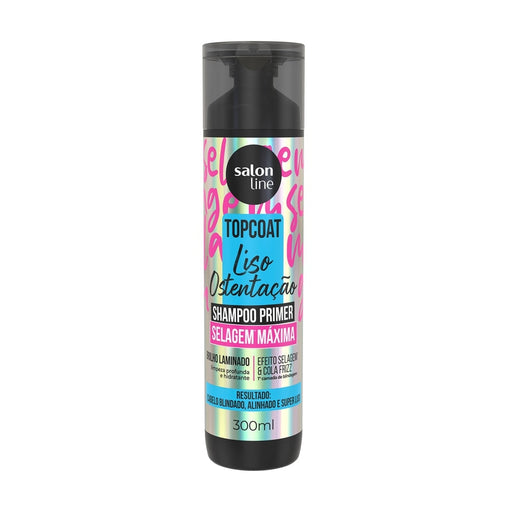 Salon Line Meu Liso Ostentação Top Coat Primer Shampoo – front view – Buy now at MKPBR.COM – Worldwide Shipping