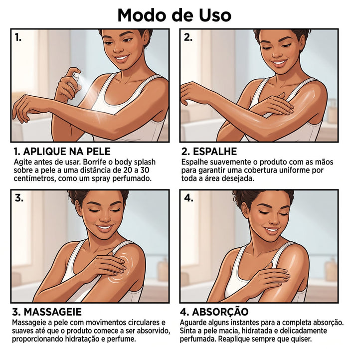 Salon Line Xêrosa Verão Árabe Body Splash – detail – Buy now at MKPBR.COM – Worldwide Shipping