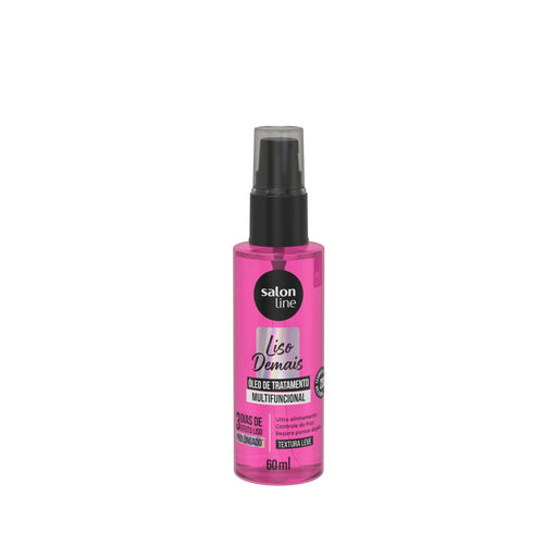 Salon Line Meu Liso Demais Multifunctional Hair Oil – front view – Buy now at MKPBR.COM – Worldwide Shipping
