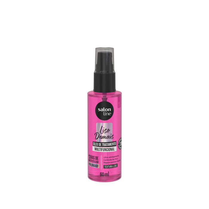Salon Line Meu Liso Demais Multifunctional Hair Oil – front view – Buy now at MKPBR.COM – Worldwide Shipping