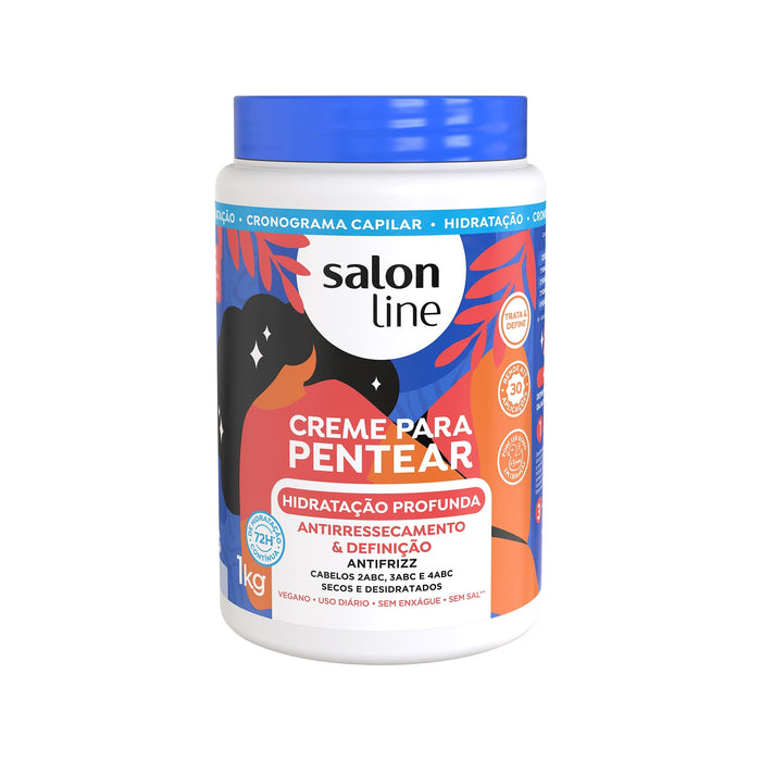 Salon Line Deep Hydration Leave-In Styling Cream – front view – Buy now at MKPBR.COM – Worldwide Shipping