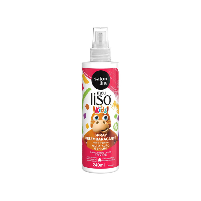 Salon Line Meu Lisinho Kids Detangling Spray – front view – Buy now at MKPBR.COM – Worldwide Shipping
