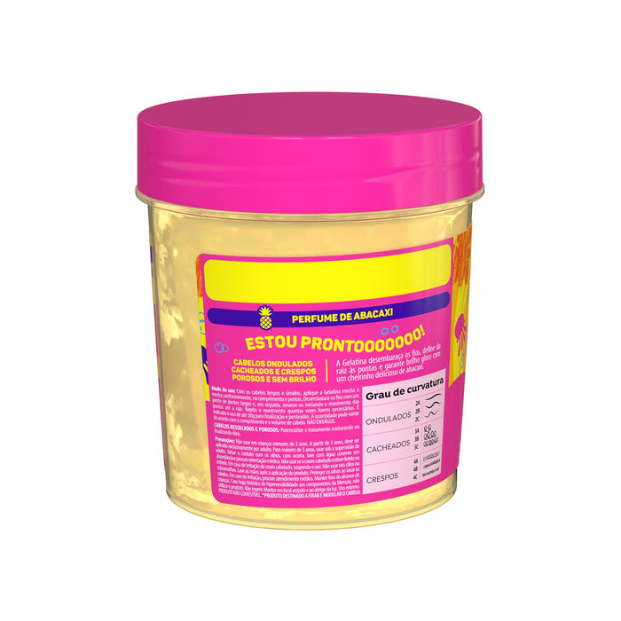 Salon Line S.O.S Cachos Kids SpongeBob Styling Jelly – back label – Buy now at MKPBR.COM – Worldwide Shipping