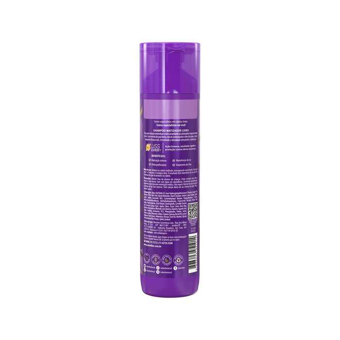 Salon Line Meu Liso Blonde Toning Shampoo – detail – Buy now at MKPBR.COM – Worldwide Shipping