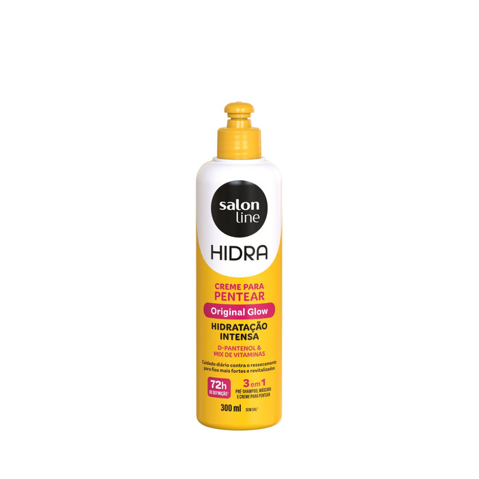Salon Line Hidra D-Panthenol 3-in-1 Leave-In Styling Cream – front view – Buy now at MKPBR.COM – Worldwide Shipping