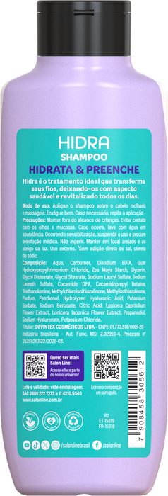 Salon Line Hidra Hyaluronic Acid Shampoo & Conditioner Kit – detail – Buy now at MKPBR.COM – Worldwide Shipping