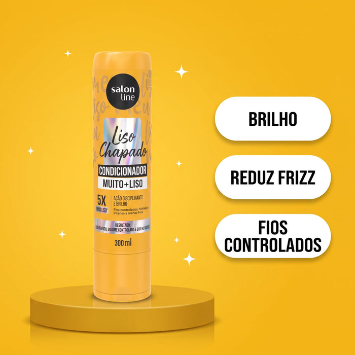 Salon Line Meu Liso Muito + Liso Conditioner – detail – Buy now at MKPBR.COM – Worldwide Shipping