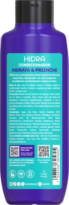 Salon Line Hidra Hyaluronic Acid Shampoo & Conditioner Kit – detail – Buy now at MKPBR.COM – Worldwide Shipping