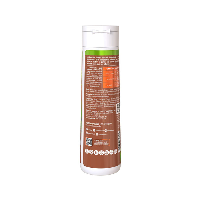 Salon Line S.O.S Cachos Coconut Conditioner – detail – Buy now at MKPBR.COM – Worldwide Shipping