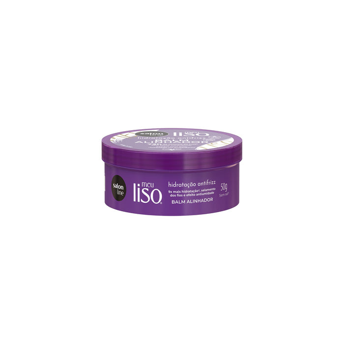 Salon Line Meu Liso Anti-Frizz Balm – back label – Buy now at MKPBR.COM – Worldwide Shipping