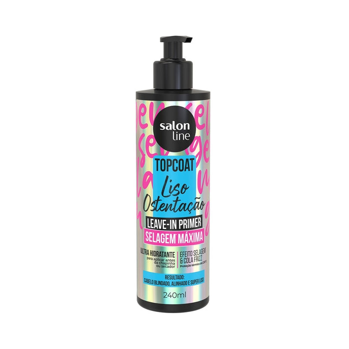 Salon Line Meu Liso Ostentação Top Coat Leave-In – front view – Buy now at MKPBR.COM – Worldwide Shipping