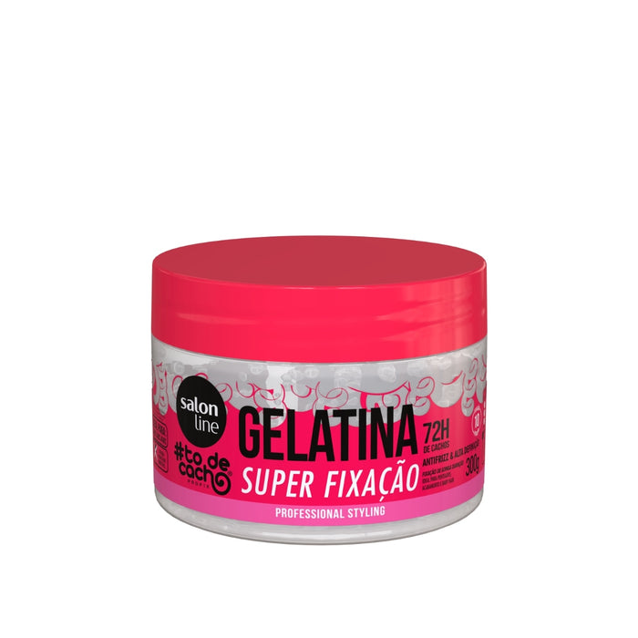 Salon Line #todecacho Profix Super Hold Curl Gel – front view – Buy now at MKPBR.COM – Worldwide Shipping