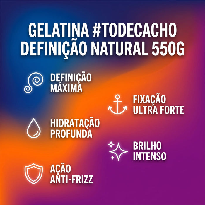 Salon Line #todecacho Definição Natural Curl Gel – detail – Buy now at MKPBR.COM – Worldwide Shipping