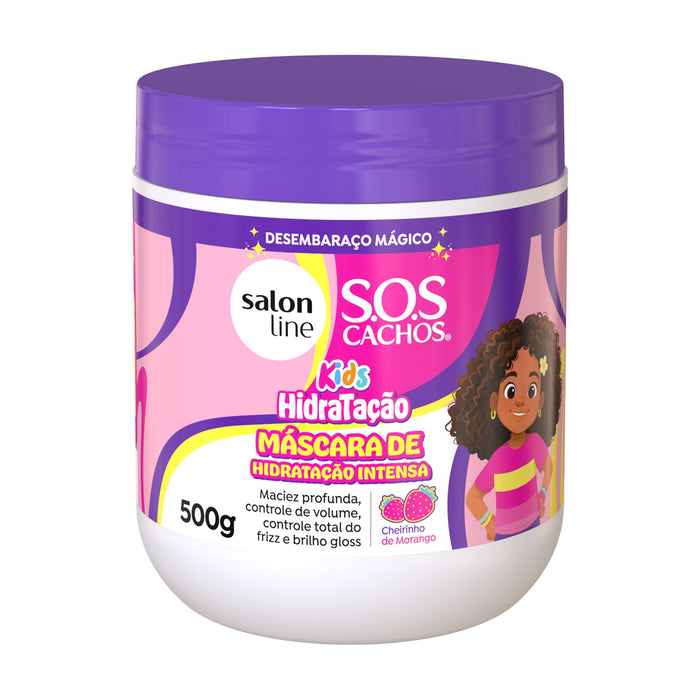 Salon Line S.O.S Cachos Kids Intense Hydration Mask – front view – Buy now at MKPBR.COM – Worldwide Shipping