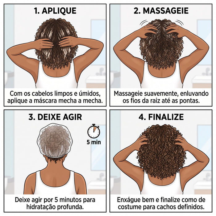 Salon Line S.O.S Cachos De Repente Pronta Anti-Porosity Hair Mask – detail – Buy now at MKPBR.COM – Worldwide Shipping