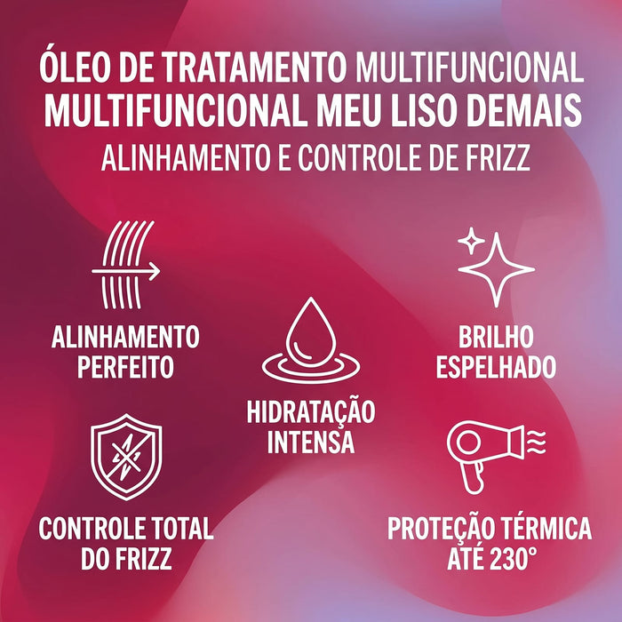 Salon Line Meu Liso Demais Multifunctional Hair Oil – detail – Buy now at MKPBR.COM – Worldwide Shipping