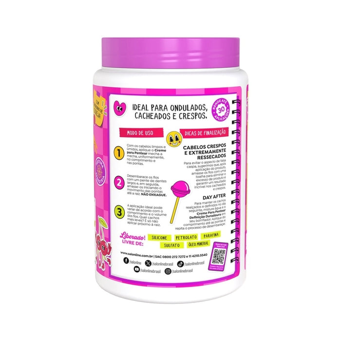 Salon Line Cachos à Prova Definição Duradoura Combing Cream 1 kg product detail – Buy now at MKPBR.COM – Worldwide Shipping