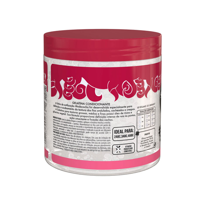 Salon Line #todecacho Castor Oil Curl Gel – back label – Buy now at MKPBR.COM – Worldwide Shipping