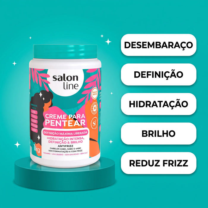 Salon Line Maximum Definition Leave-In Styling Cream – detail – Buy now at MKPBR.COM – Worldwide Shipping