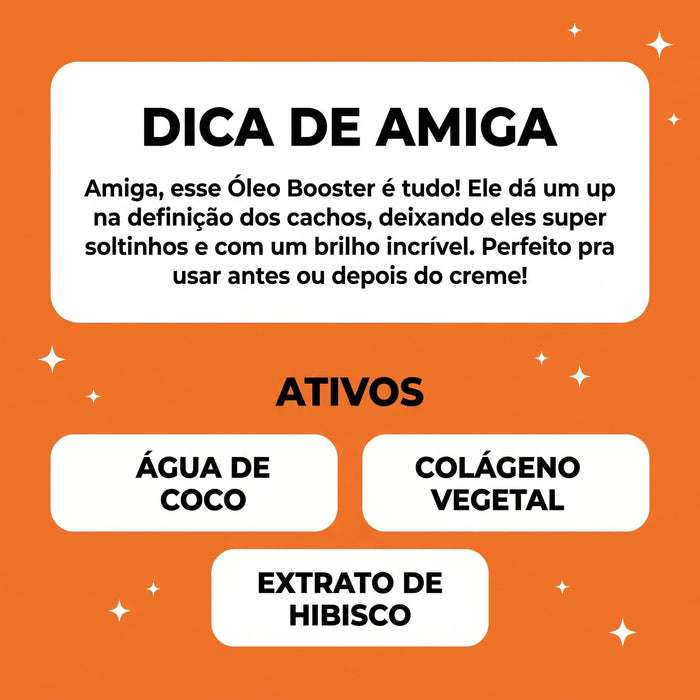 Salon Line Definição Natural Booster Hair Oil – back label – Buy now at MKPBR.COM – Worldwide Shipping