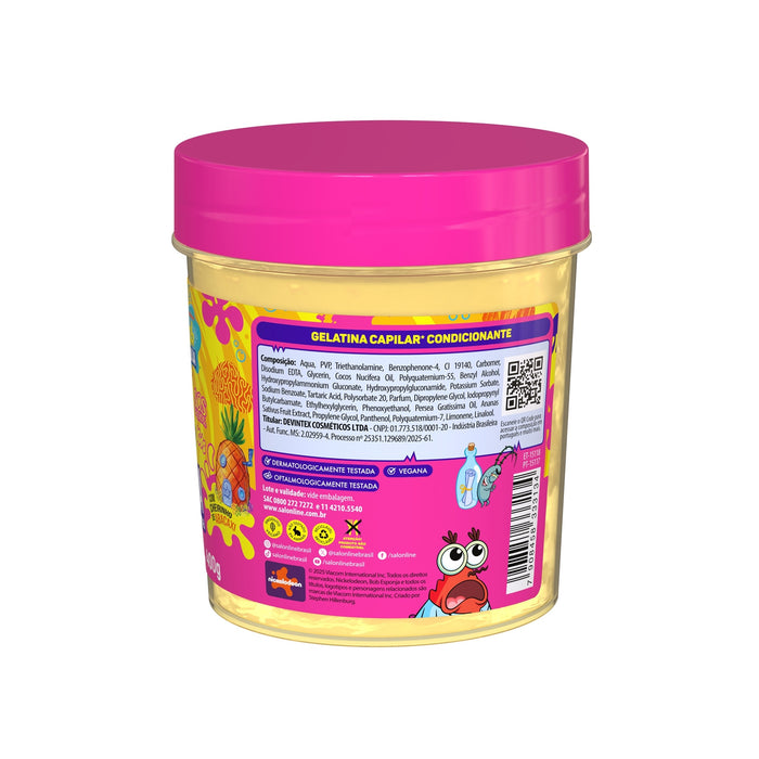 Salon Line S.O.S Cachos Kids SpongeBob Styling Jelly – detail – Buy now at MKPBR.COM – Worldwide Shipping