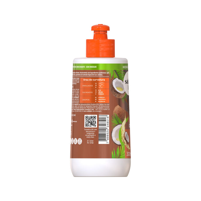 Salon Line S.O.S Cachos Coconut Deep Treatment Leave-In Styling Cream – detail – Buy now at MKPBR.COM – Worldwide Shipping