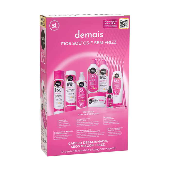 Salon Line Meu Liso Demais Shampoo & Conditioner Kit – detail – Buy now at MKPBR.COM – Worldwide Shipping