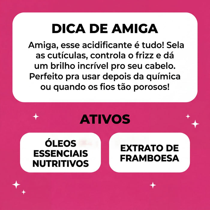Salon Line S.O.S Cachos De Repente Pronta Anti-Porosity Acidifier – back label – Buy now at MKPBR.COM – Worldwide Shipping