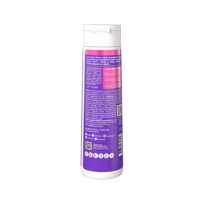 Salon Line S.O.S Cachos Super Oils Conditioner – detail – Buy now at MKPBR.COM – Worldwide Shipping