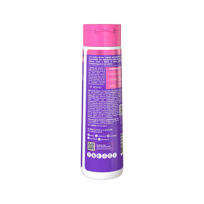 Salon Line S.O.S Cachos Super Óleos Nourishing Shampoo – detail – Buy now at MKPBR.COM – Worldwide Shipping