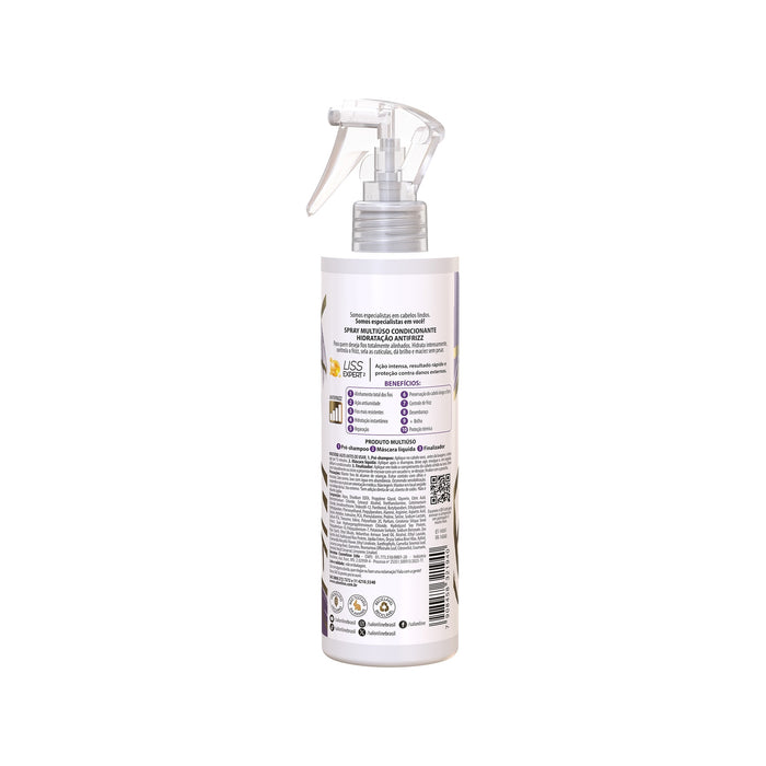 Salon Line Meu Liso 10-in-1 Anti-Frizz Multi-Use Spray – back label – Buy now at MKPBR.COM – Worldwide Shipping