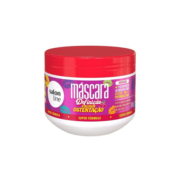 Salon Line Cachos Ostentação Curl Definition Hair Mask – front view – Buy now at MKPBR.COM – Worldwide Shipping