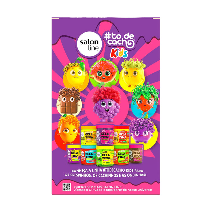 Salon Line #todecacho Kids Grape Shampoo & Conditioner Kit – detail – Buy now at MKPBR.COM – Worldwide Shipping