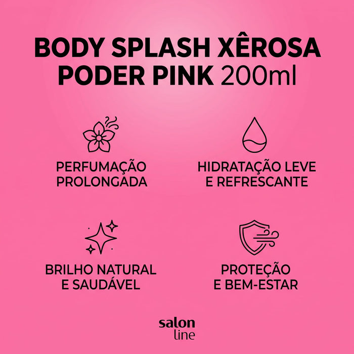 Salon Line Xêrosa Poder Pink Body Splash – detail – Buy now at MKPBR.COM – Worldwide Shipping