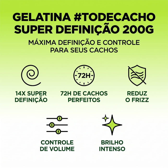 Salon Line #todecacho Super Definition Curl Gel – detail – Buy now at MKPBR.COM – Worldwide Shipping
