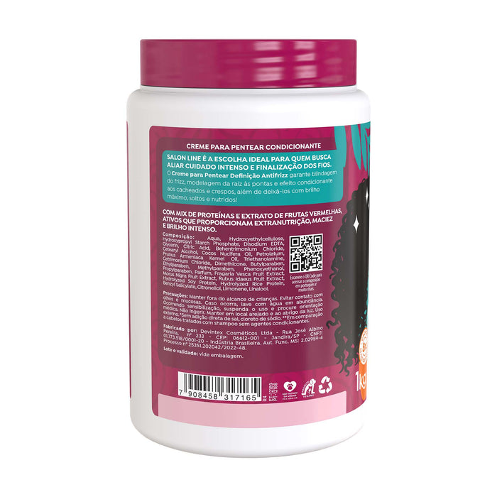 Salon Line Anti-Frizz Definition Leave-In Styling Cream – detail – Buy now at MKPBR.COM – Worldwide Shipping