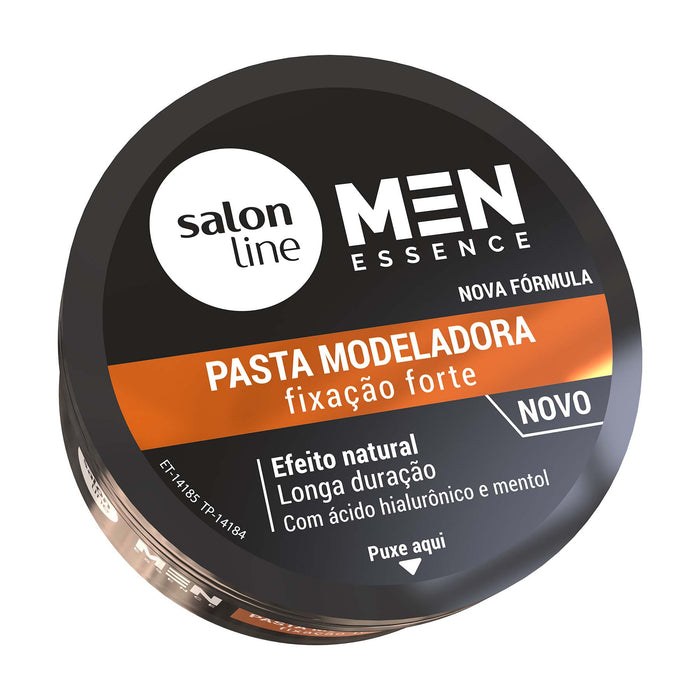 Salon Line Men Essence Strong Hold Styling Paste – back label – Buy now at MKPBR.COM – Worldwide Shipping