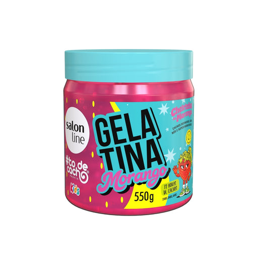 Salon Line #todecacho Kids Strawberry Detangling Styling Jelly – front view – Buy now at MKPBR.COM – Worldwide Shipping