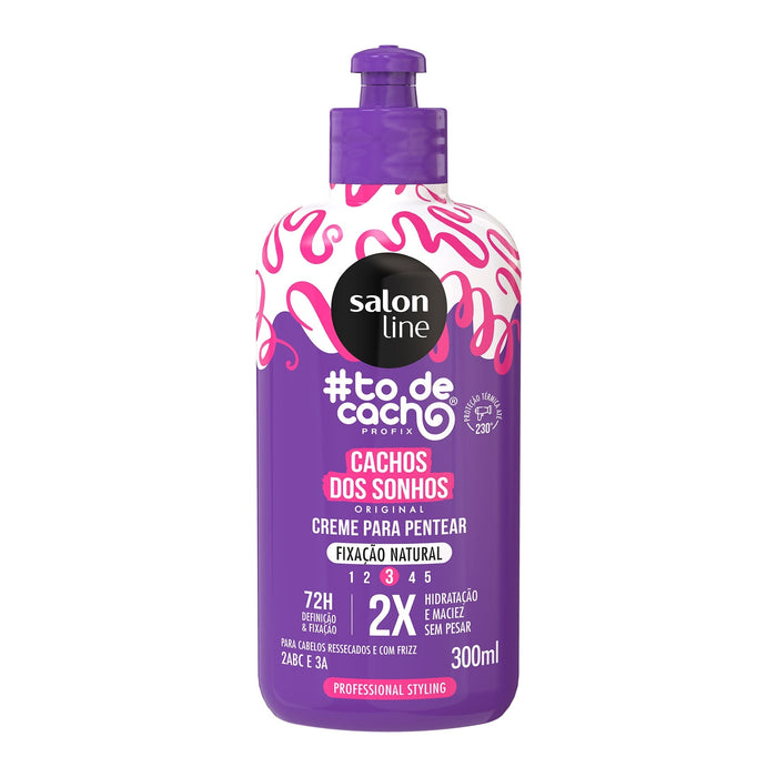 Salon Line #todecacho Cachos dos Sonhos Leave-In Styling Cream – front view – Buy now at MKPBR.COM – Worldwide Shipping