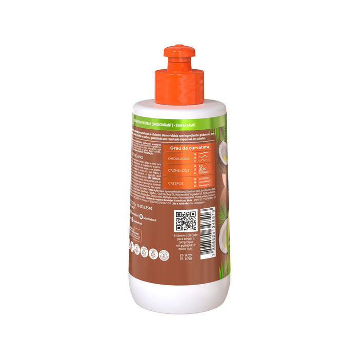 Salon Line S.O.S Cachos Coconut Deep Treatment Leave-In Styling Cream – detail – Buy now at MKPBR.COM – Worldwide Shipping