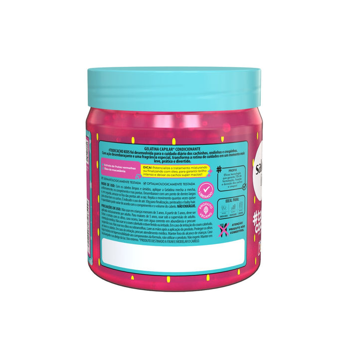 Salon Line #todecacho Kids Strawberry Detangling Styling Jelly – detail – Buy now at MKPBR.COM – Worldwide Shipping
