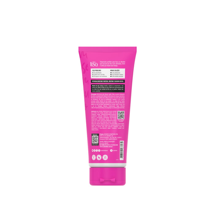 Salon Line Meu Liso Demais Anti-Frizz Heat Protectant – back label – Buy now at MKPBR.COM – Worldwide Shipping